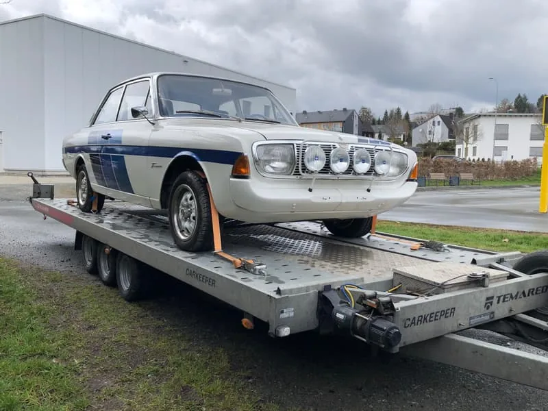 Vergangener Fahrzeugtransport